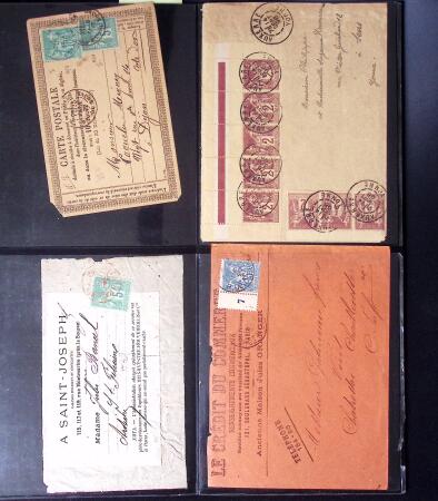 1800-1965, Ensemble de +700 lettres commençant par