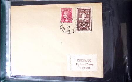 1800-1965, Ensemble de +700 lettres commençant par