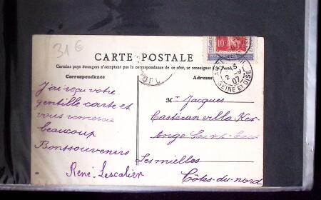 1800-1965, Ensemble de +700 lettres commençant par
