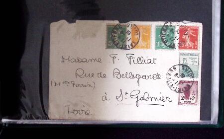 1800-1965, Ensemble de +700 lettres commençant par
