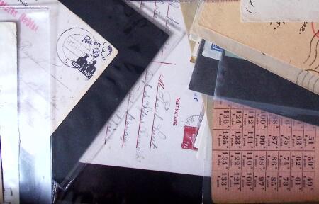 1939-1960, ensemble de plusieurs centaines lettres de