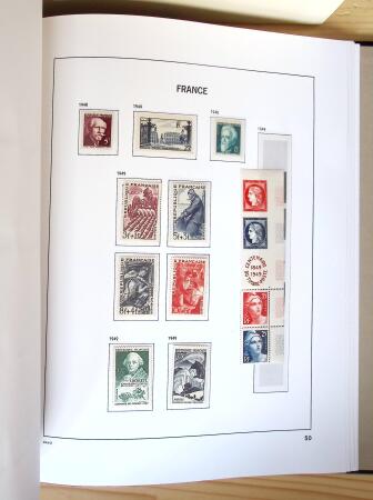 1849-2007, Collection en 8 albums Davo et 1 classeur,