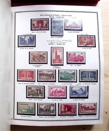 1849-2000, France et étranger en 10 classeurs et 1