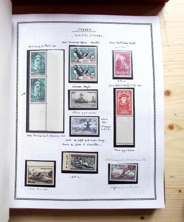 1849-2000, France et étranger en 10 classeurs et 1