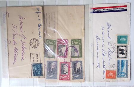 1860-1980, Mixed lot of covers neatly presented in one