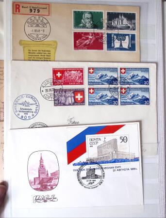 1860-1980, Mixed lot of covers neatly presented in one