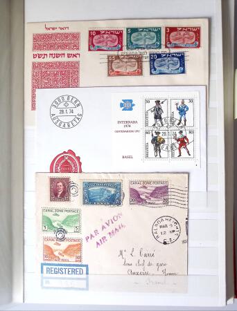 1860-1980, Mixed lot of covers neatly presented in one