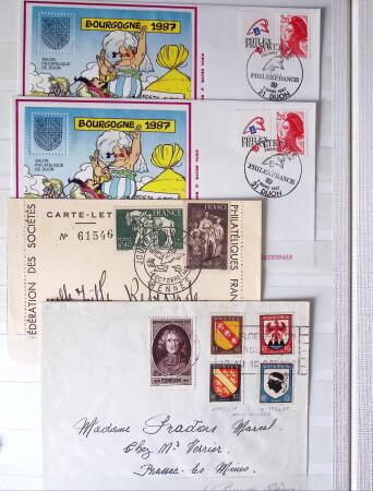 1860-1980, Mixed lot of covers neatly presented in one