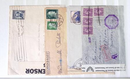 1860-1980, Mixed lot of covers neatly presented in one