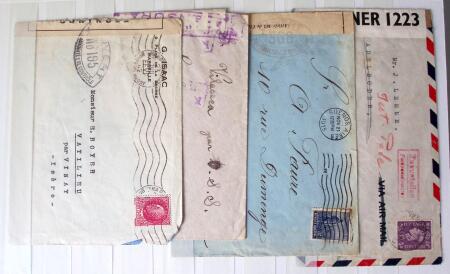 1860-1980, Mixed lot of covers neatly presented in one