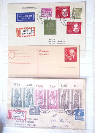 1860-1980, Mixed lot of covers neatly presented in one