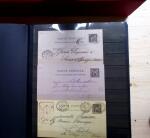 1800-1950, Des centaines de lettres ou cartes postales,