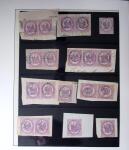 1868-1940, Deux albums d'accumulation de timbres intéressants