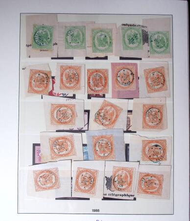 1868-1940, Deux albums d'accumulation de timbres intéressants