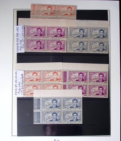 1868-1940, Deux albums d'accumulation de timbres intéressants