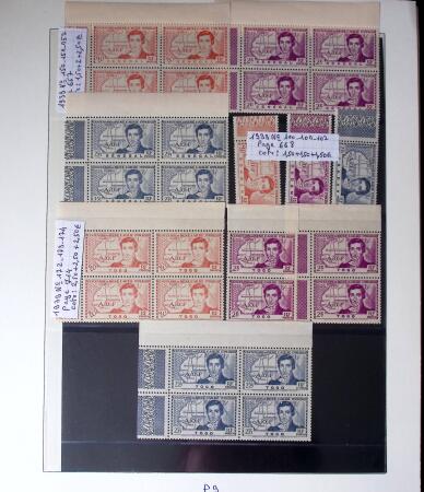 1868-1940, Deux albums d'accumulation de timbres intéressants