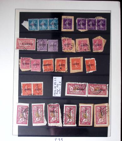 1868-1940, Deux albums d'accumulation de timbres intéressants