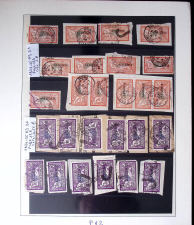1868-1940, Deux albums d'accumulation de timbres intéressants