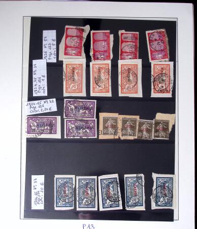 1868-1940, Deux albums d'accumulation de timbres intéressants