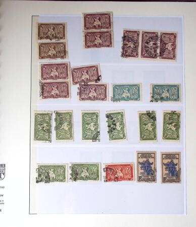 1868-1940, Deux albums d'accumulation de timbres intéressants