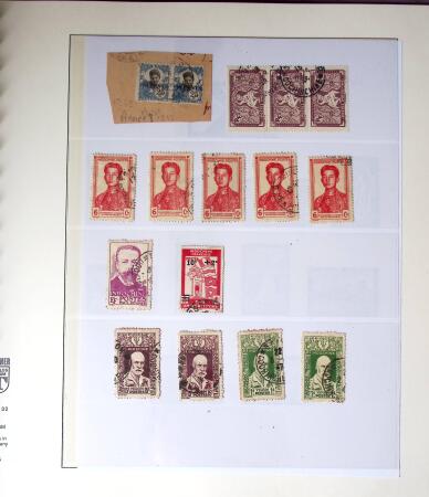 1868-1940, Deux albums d'accumulation de timbres intéressants