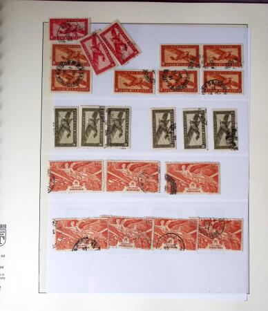 1868-1940, Deux albums d'accumulation de timbres intéressants