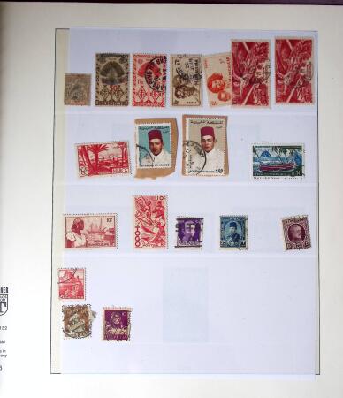 1868-1940, Deux albums d'accumulation de timbres intéressants