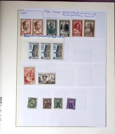 1868-1940, Deux albums d'accumulation de timbres intéressants