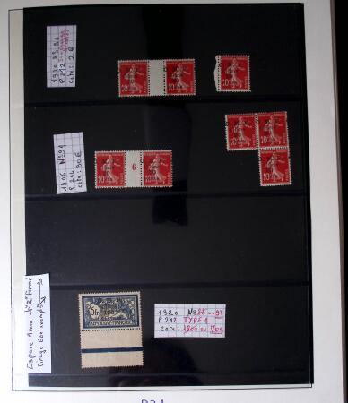 1868-1940, Deux albums d'accumulation de timbres intéressants