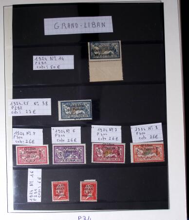 1868-1940, Deux albums d'accumulation de timbres intéressants