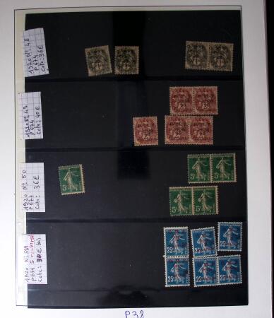 1868-1940, Deux albums d'accumulation de timbres intéressants