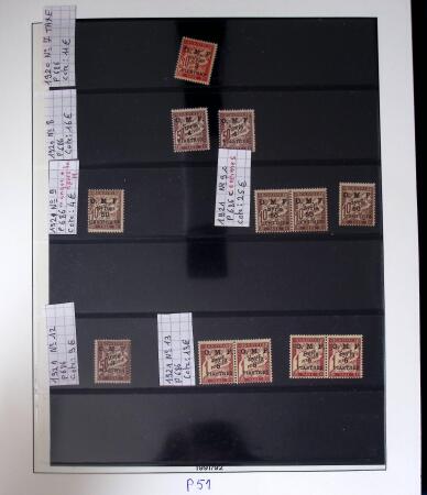 1868-1940, Deux albums d'accumulation de timbres intéressants