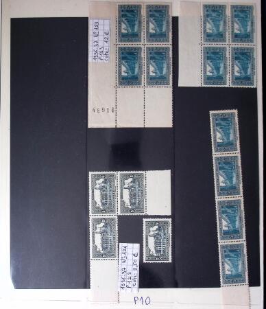 1868-1940, Deux albums d'accumulation de timbres intéressants