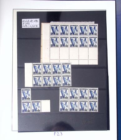1868-1940, Deux albums d'accumulation de timbres intéressants