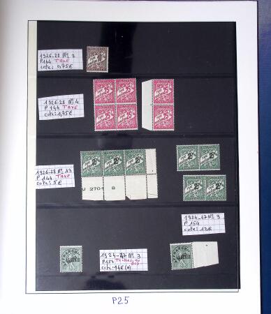 1868-1940, Deux albums d'accumulation de timbres intéressants