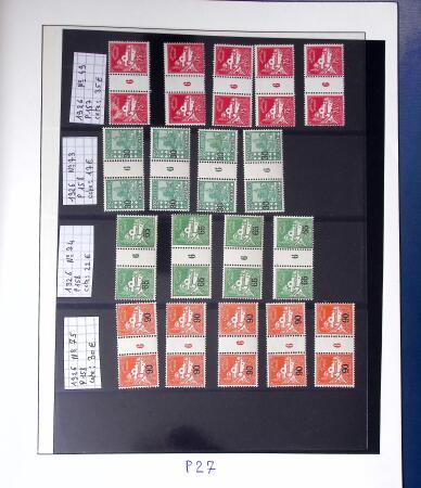 1868-1940, Deux albums d'accumulation de timbres intéressants