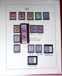 1960-1970, 1 classeur et 1 enveloppe avec des variétés