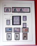 1960-1970, 1 classeur et 1 enveloppe avec des variétés