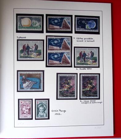 1960-1970, 1 classeur et 1 enveloppe avec des variétés