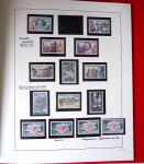 1960-1970, 1 classeur et 1 enveloppe avec des variétés