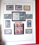 1960-1970, 1 classeur et 1 enveloppe avec des variétés
