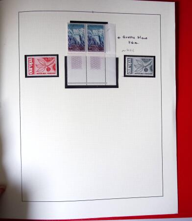 1960-1970, 1 classeur et 1 enveloppe avec des variétés