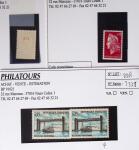 1960-1970, 1 classeur et 1 enveloppe avec des variétés