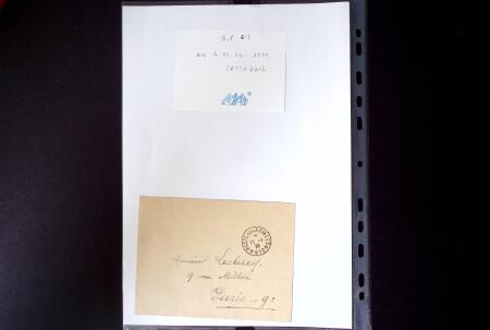 1810-1950, Ensemble de 104 lettres regroupant un ensemble