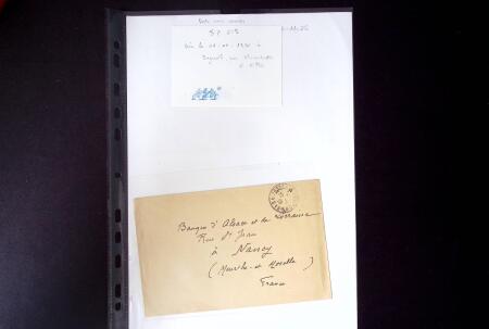 1810-1950, Ensemble de 104 lettres regroupant un ensemble