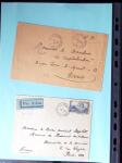 1810-1950, Ensemble de 104 lettres regroupant un ensemble