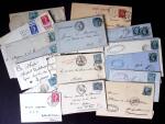 1810-1950, Ensemble de 104 lettres regroupant un ensemble