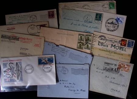 1810-1950, Ensemble de 104 lettres regroupant un ensemble
