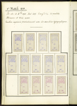 FISCAUX 1860-1918, Exceptionnelle collection de timbres