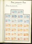 FISCAUX 1860-1918, Exceptionnelle collection de timbres